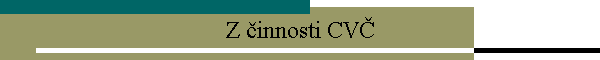 Z innosti CV